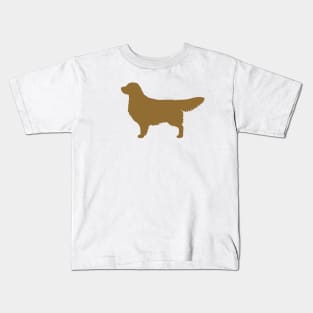 Golden Retriever Silhouette Kids T-Shirt